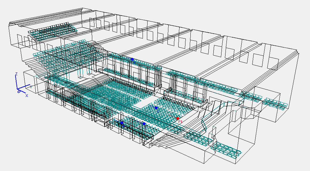 Concert hall: View 1